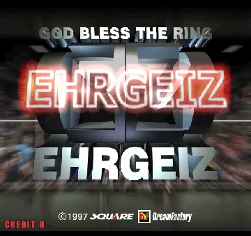 Ehrgeiz (EG3/VER.A) screen shot title